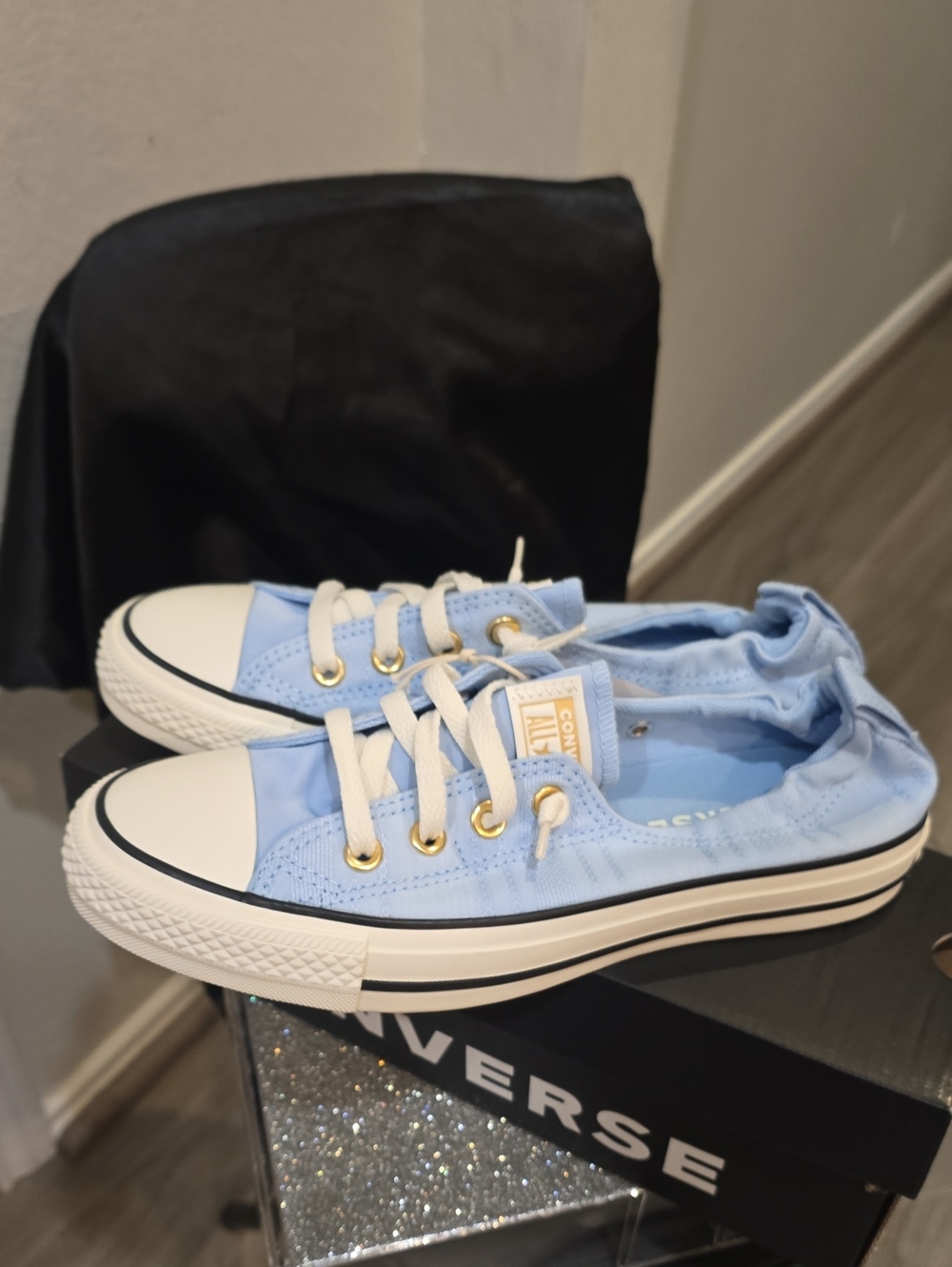 Converse Chuck Taylor All Star Shoreline Woven Canvas Sneakers- Blue It/Egret/B - Picture 8 of 11